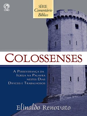 cover image of Comentário Bíblico Colossenses